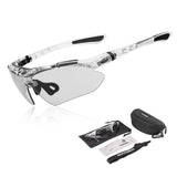 ROCKBROS fotochromische sportbril met hoofdband#stijl_transparant fotochromisch lenzen