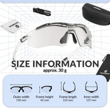 ROCKBROS fotochromische sportbril met hoofdband#stijl_transparant fotochromisch lenzen