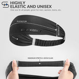 Elastische sporthoofdband met zweetabsorptie
