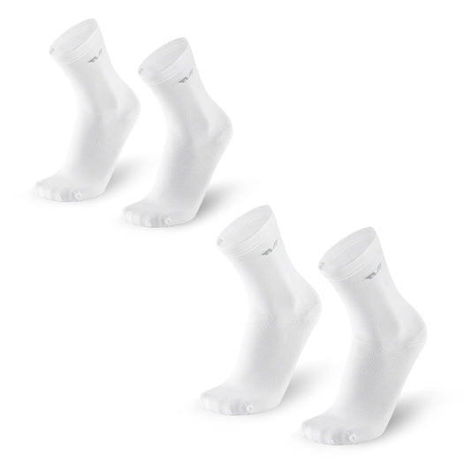 ROCKBROS TVI Performance Cycling Socks 2-Pairs Lightweight Breathable Crew - ROCKBROS-UK
#Color_White
