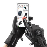 Thermische winterhandschoenen met verstelknop