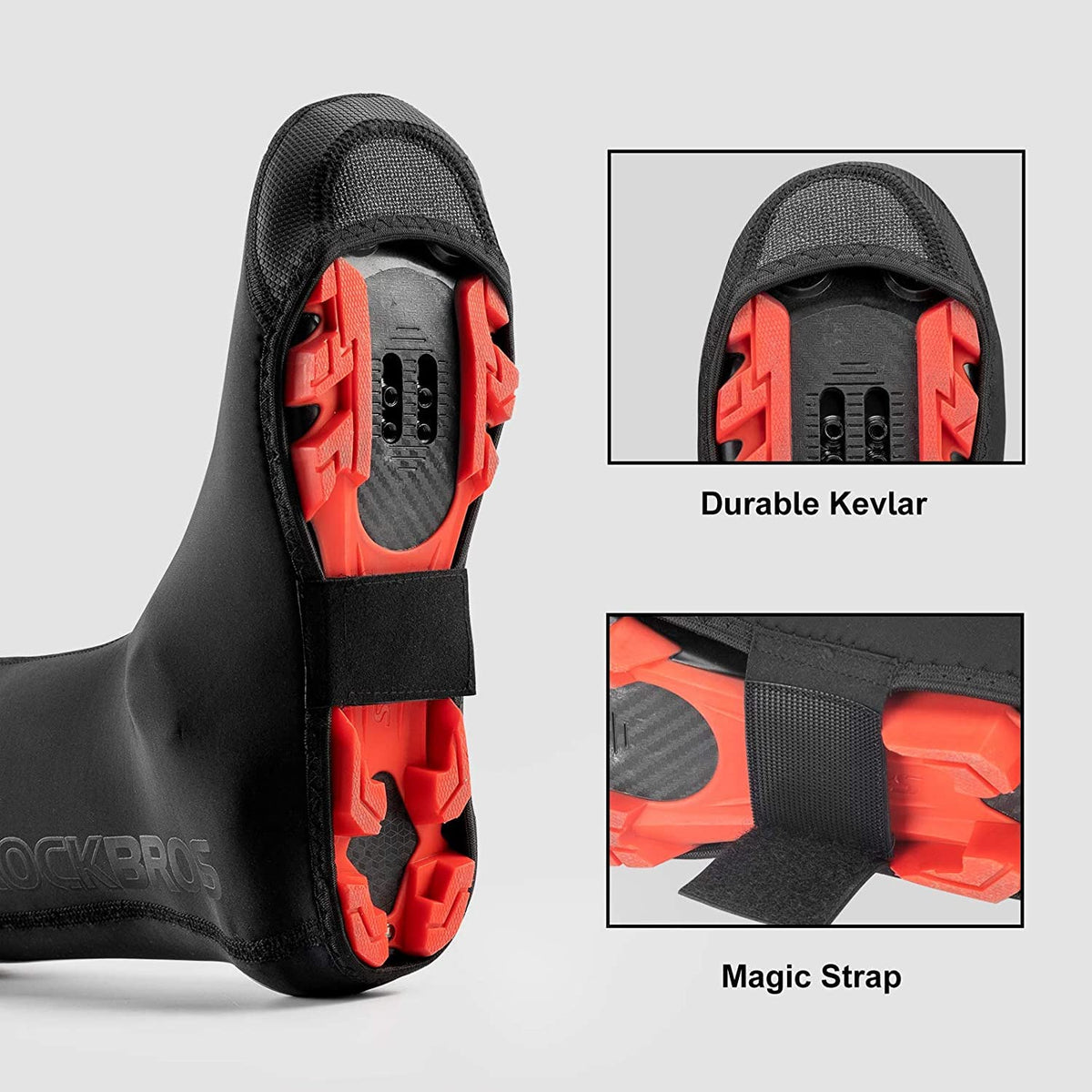 Waterafstotende windwerende fietsschoenhoezen unisex