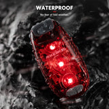 ROCKBROS waterproof achterlicht 2-pack 3 verlichtingsmodi