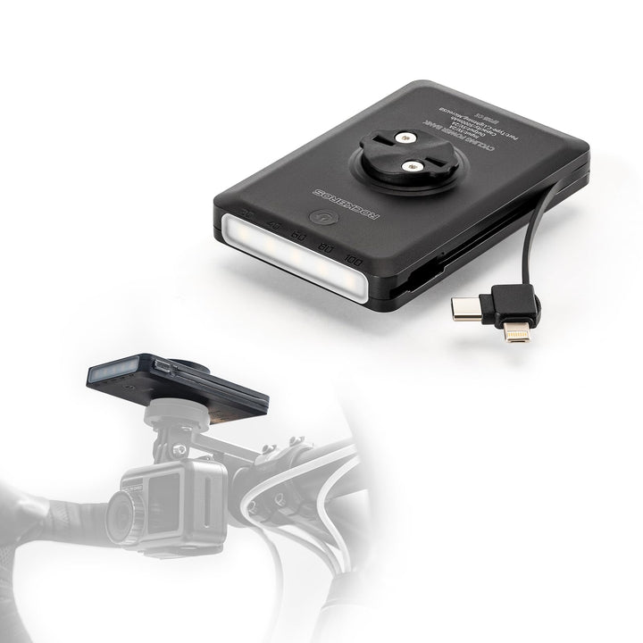 ROCKBROS waterproof fietskoplamp met powerbank voor bikepacking