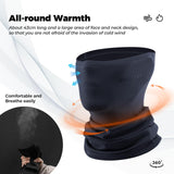 Thermische nekwarmer met fleece voor wintergebruik