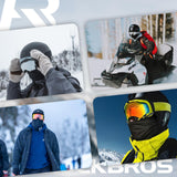 Thermische nekwarmer met fleece voor wintergebruik