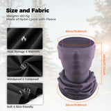 Thermische nekwarmer met fleece voor wintergebruik
