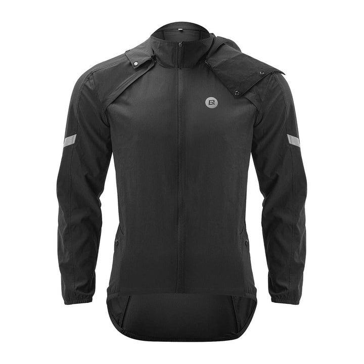 Afneembaar fietsjack met reflecterende details