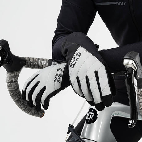 Warme fietshandschoenen met touchscreen en demping