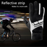 Warme fietshandschoenen met gel-demping en touchscreen