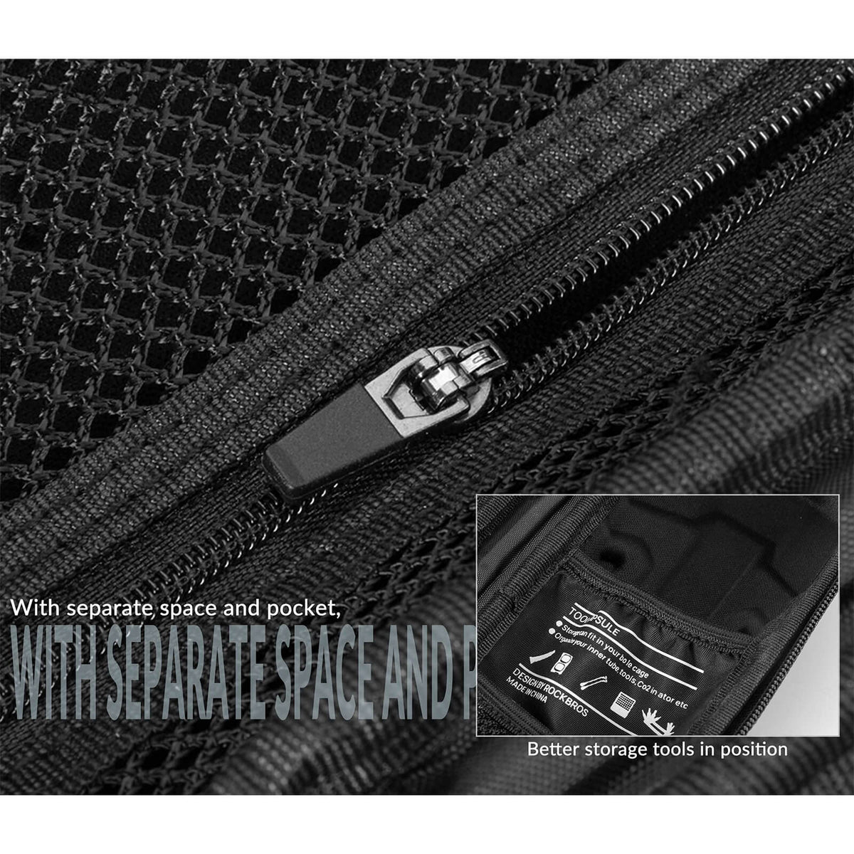 ROCKBROS draagbare fietstas organizer multifunctionele reparatietas