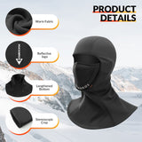 Thermische fleece bivakmuts met verstelbaar masker