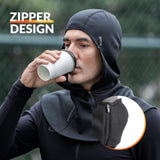 Thermische fleece bivakmuts met verstelbaar masker