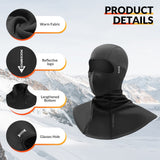 Thermische fleece bivakmuts met verstelbaar masker