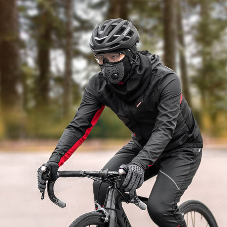 Thermisch windwerend fietsjack voor heren