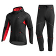 Thermische winter fietsset met jack en broek