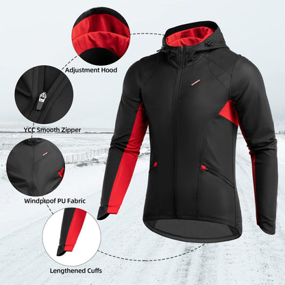 ROCKBROS Winter Cycling Suit Thermal Set Men's Cycling Jacket/Trouser