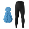 Heren thermische fietsbroek met 3D-zeem