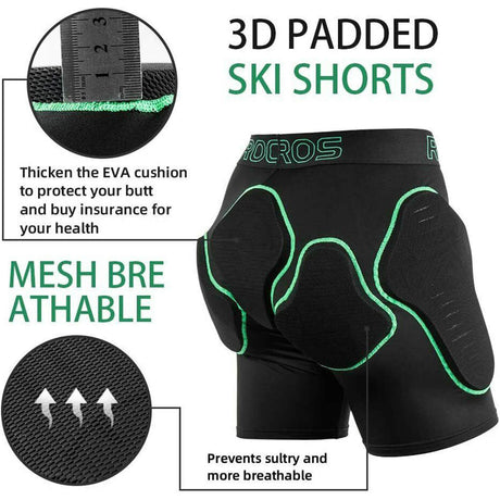 Beschermshort met EVA- en SBR-demping