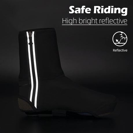 Reflecterende winter fietsoverschoenen