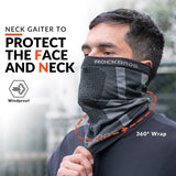 Multifunctionele winter bivakmuts en nekwarmer