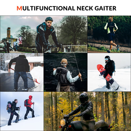 Multifunctionele winter bivakmuts en nekwarmer