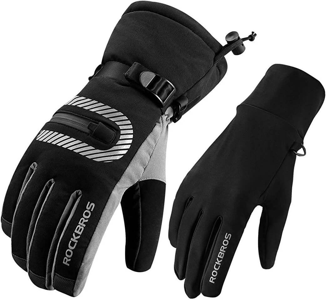 Thermische winterhandschoenen voor skiën en fietsen