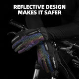Warme winter fietshandschoenen met touchscreen