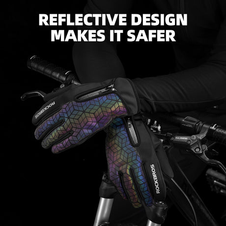 Warme winter fietshandschoenen met touchscreen