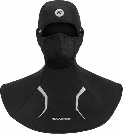 ROCKBROS Winter Warmer Windproof Neck Detachable Head Face Cover 