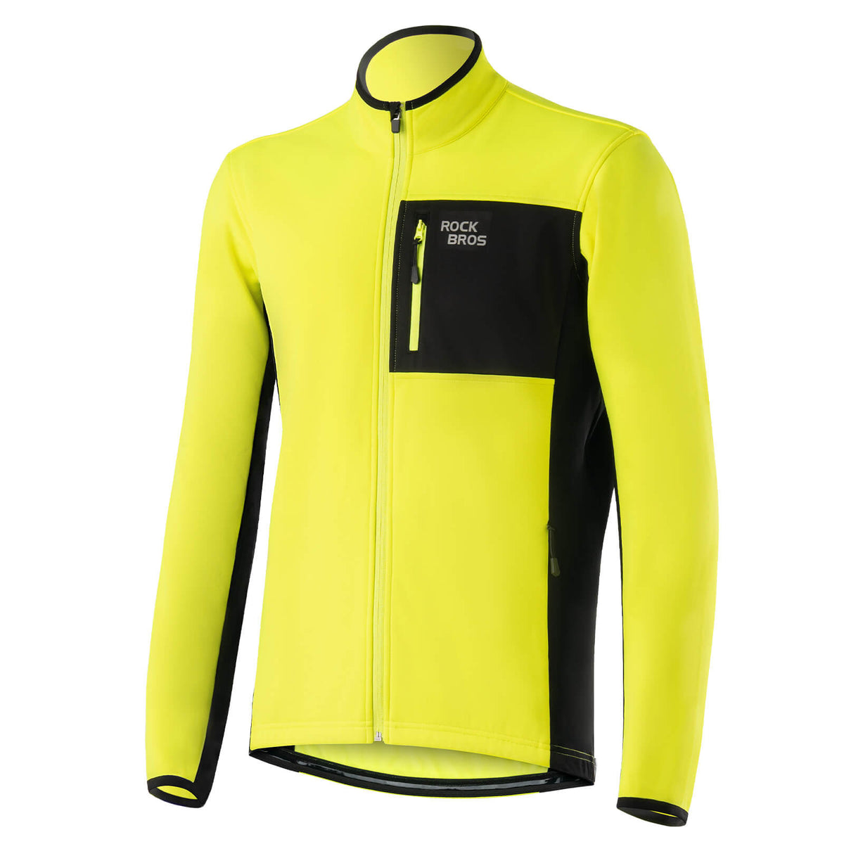 Heren winter fietsjack met fleece