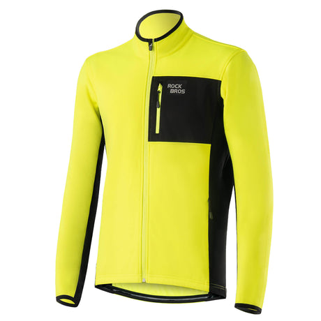 Heren winter fietsjack met fleece