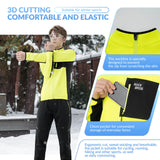 Heren winter fietsjack met fleece