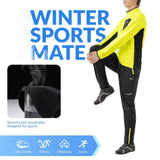 Heren thermische winter fietsbroek