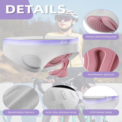 ROCKBROS Women's 4D Padded Cycling Underwear – Next-Level Comfort!