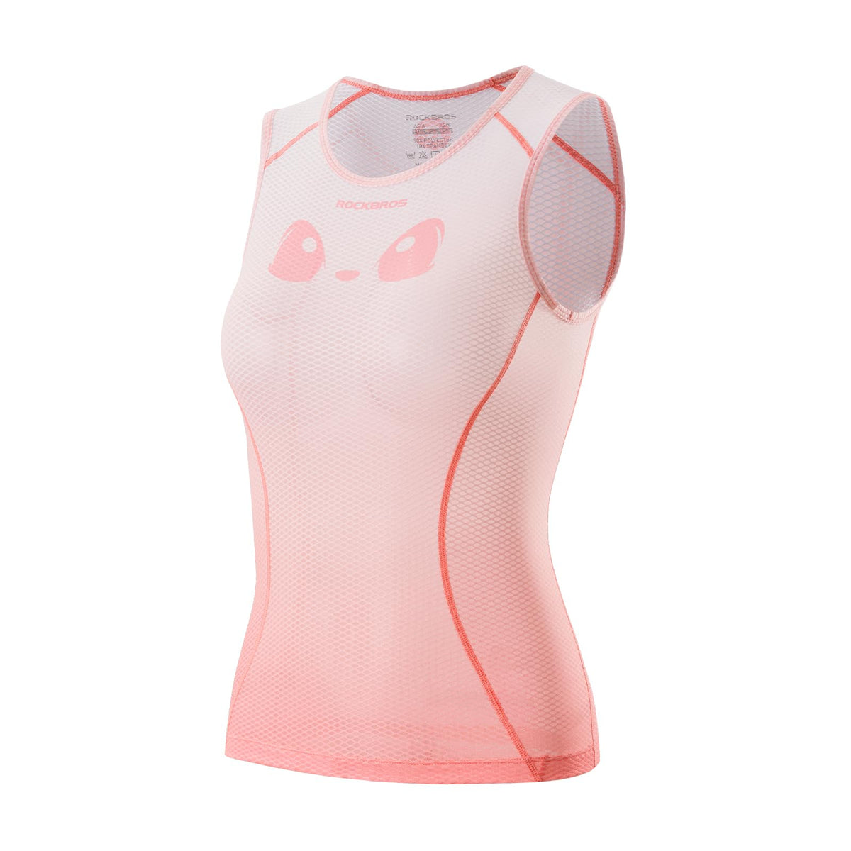 Ademend zomer fietsshirt zonder mouwen voor dames