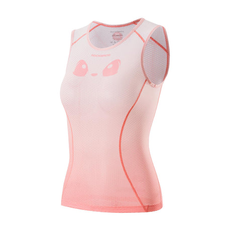 Ademend zomer fietsshirt zonder mouwen voor dames