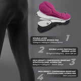 TVI thermische fietsbroek met padding voor dames