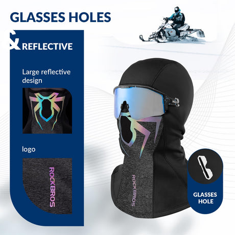 Thermische winter bivakmuts met reflecterend ontwerp