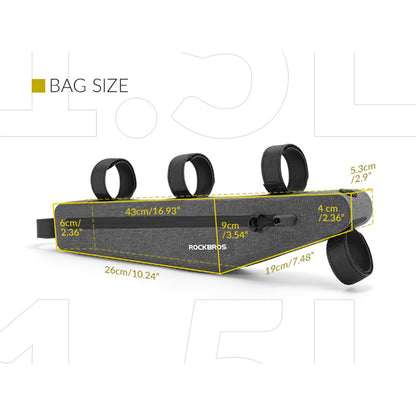 ROCKBROS Bicycle Bag Waterproof Cycling Pouch 1.5 L Triangle Bag - ROCKBROS-UK