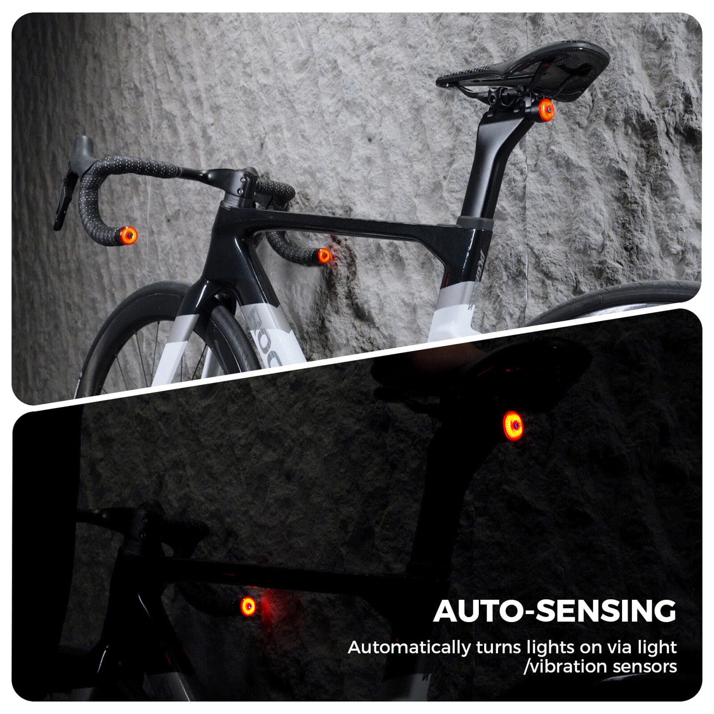ROCKBROS R0 Smart Bike Handlebar Plug & Rear Light