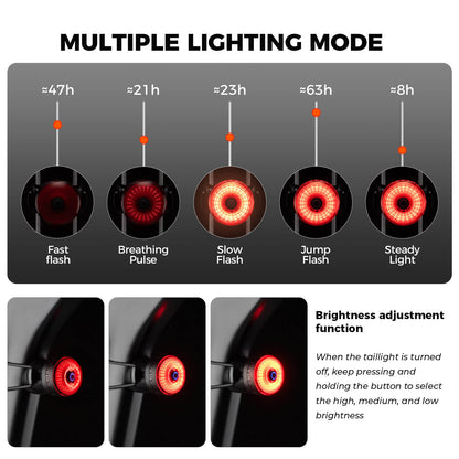 ROCKBROS R0 Smart Bike Handlebar Plug & Rear Light