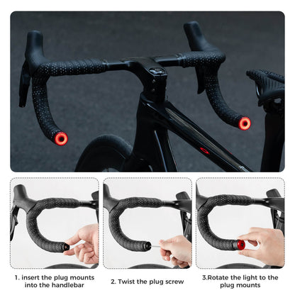 ROCKBROS R0 Smart Bike Handlebar Plug & Rear Light