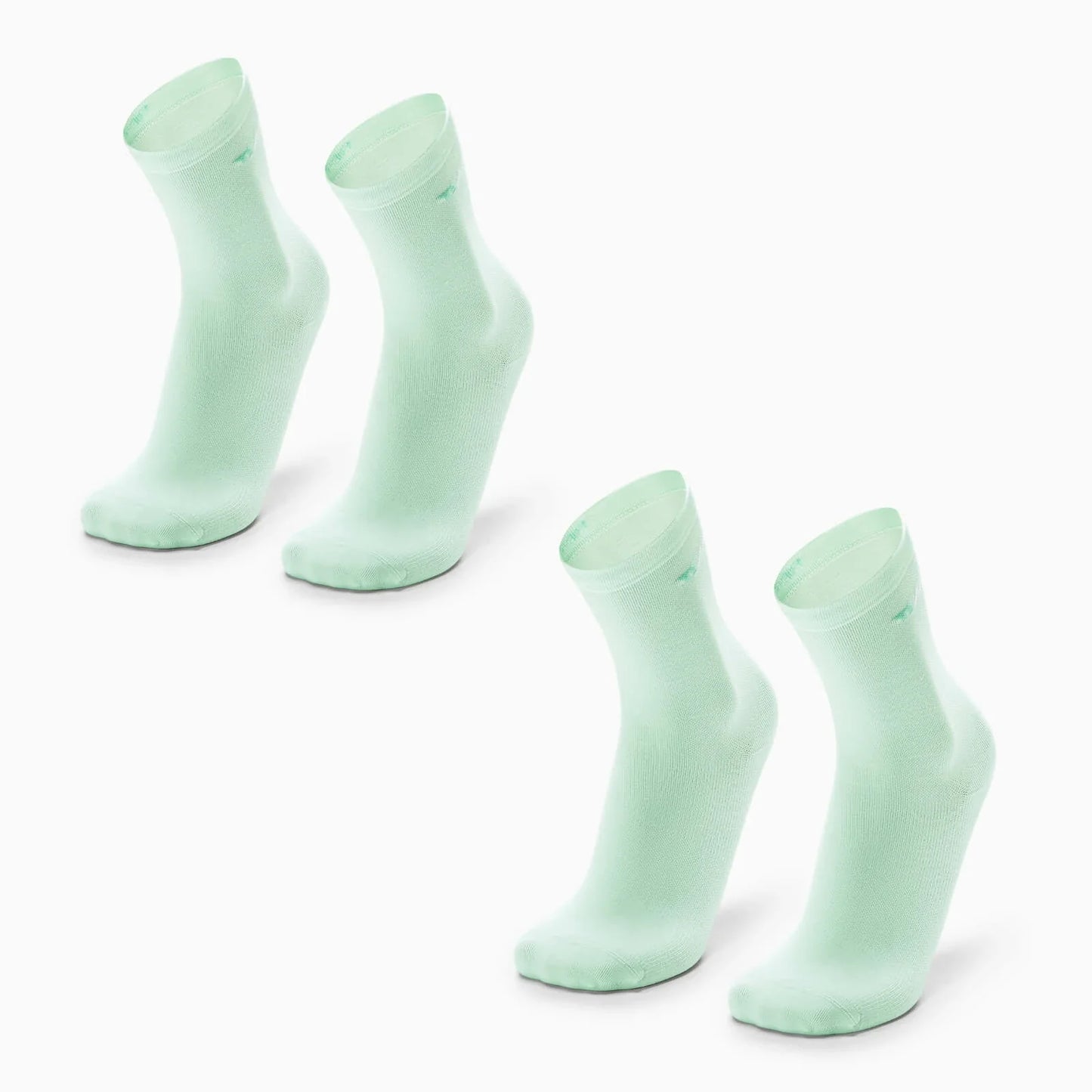 ROCKBROS TVI Performance Cycling Socks 2-Pairs Lightweight Breathable Crew - ROCKBROS-UK
#Color_Mint Green