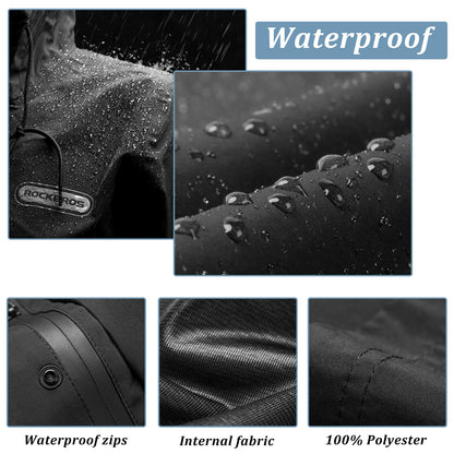 ROCKRBOS Waterproof Raincoat & Overtrousers for Men Women with Reflective