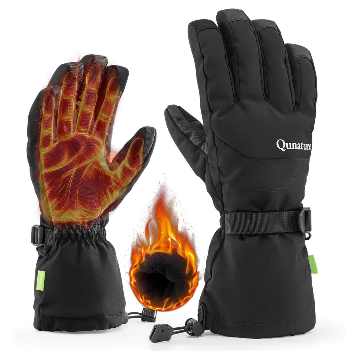 Warme waterdichte skihandschoenen met touchscreen – Qunature – afbeelding 1