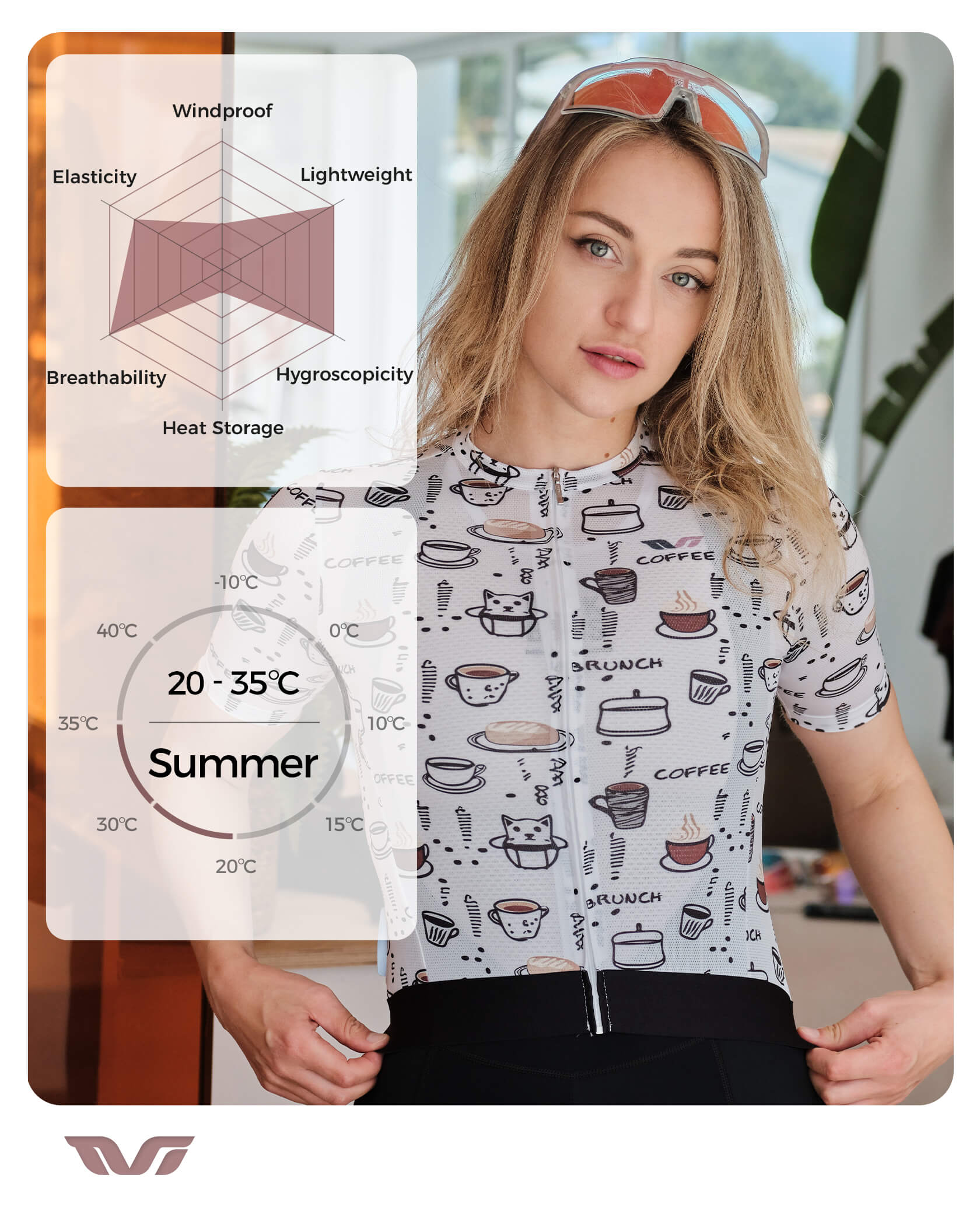 TVI Women’s Cycling Jersey – Stay Cool, Ride Fast!​