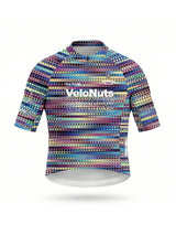 ROCKBROS heren fietsshirt Retro Signal ademend wielershirt Neon Dotwave