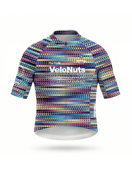 ROCKBROS heren fietsshirt Retro Signal ademend wielershirt Neon Dotwave