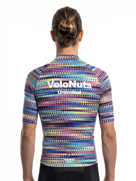ROCKBROS heren fietsshirt Retro Signal ademend wielershirt Neon Dotwave